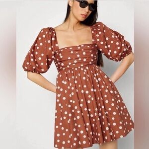 nwot Abercrombie & Fitch Polka Dot Mini Dress